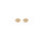evil eye ballback studs
