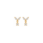 evie ballback studs - mini