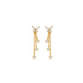 butterfly drops ballback - light yellow