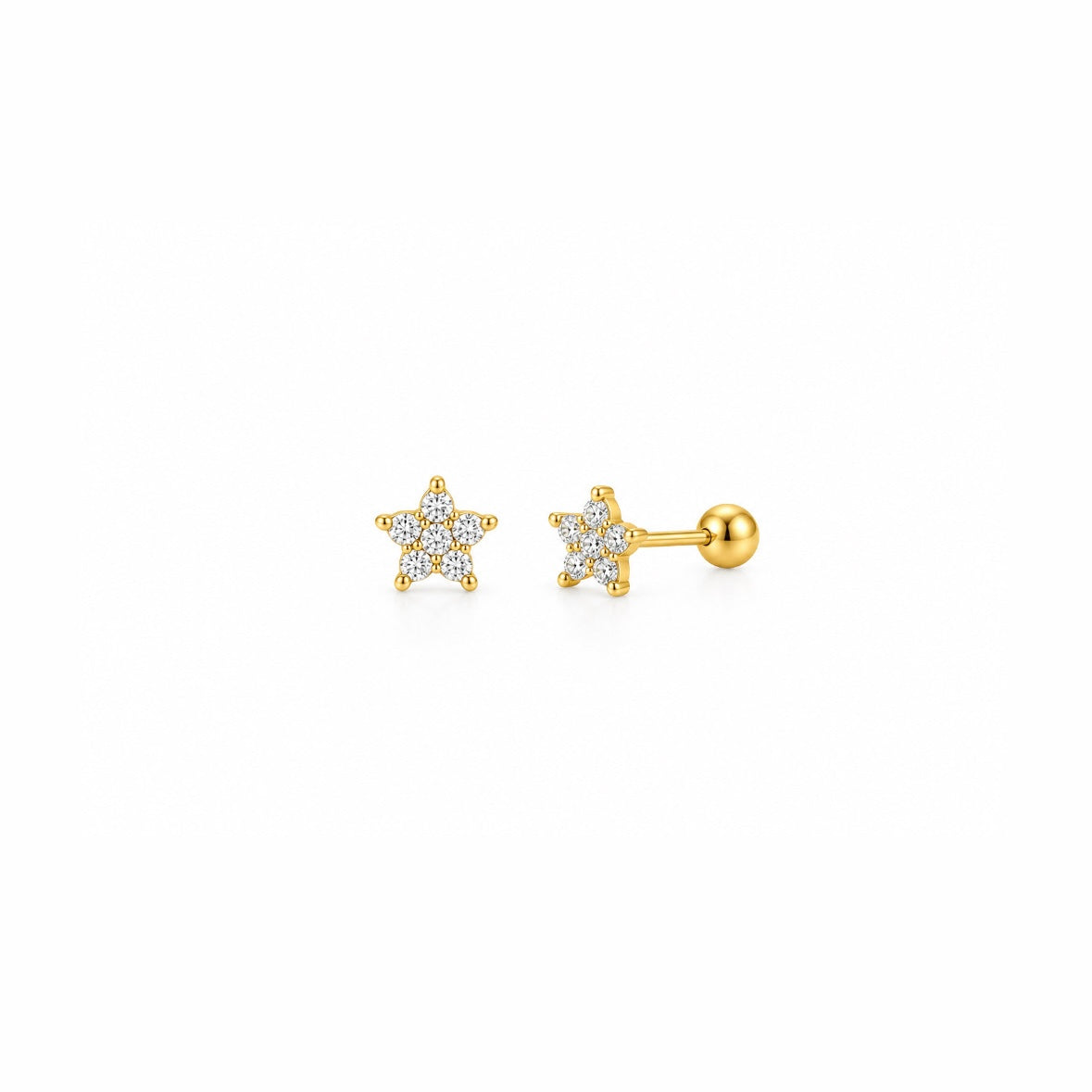 fleur ballback studs