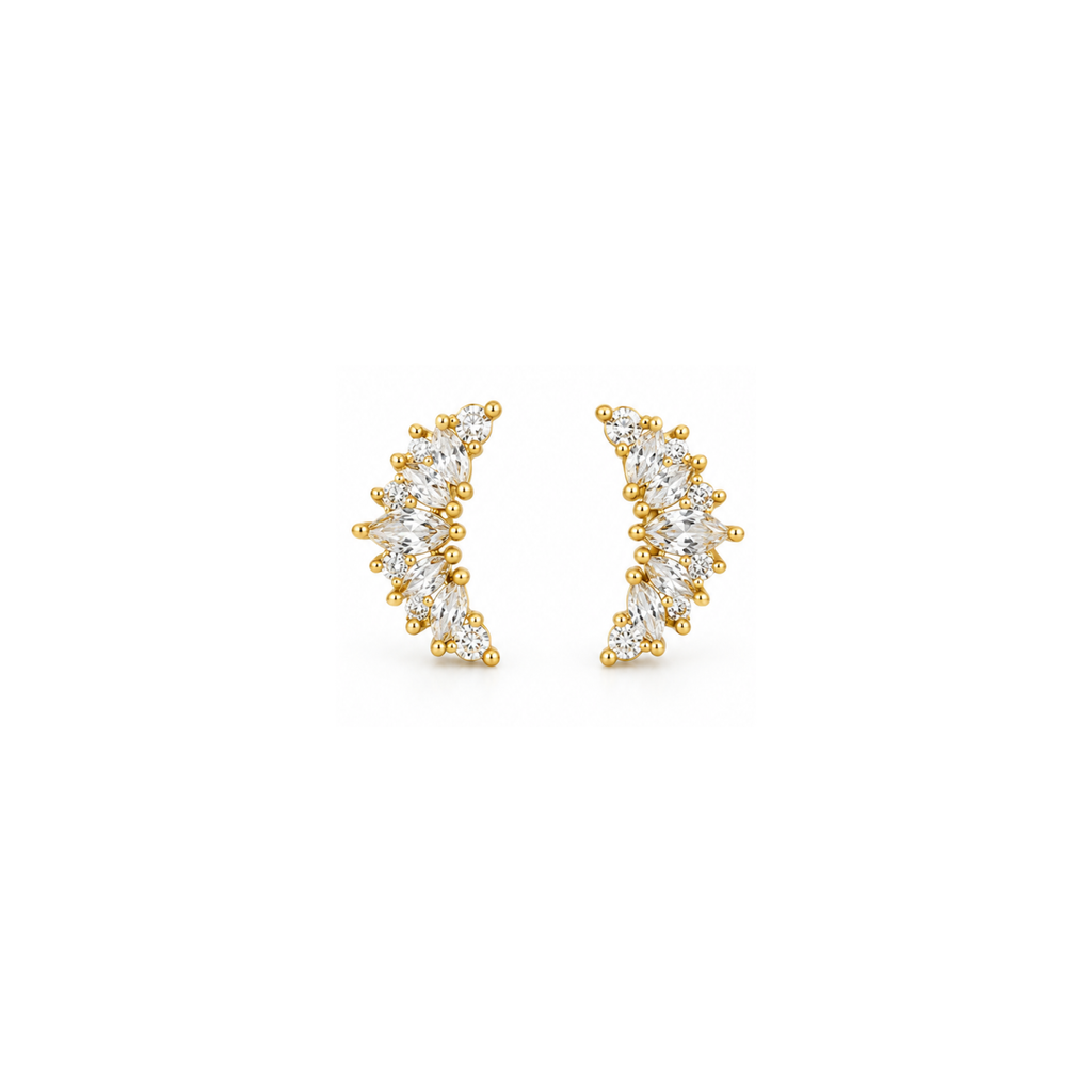 vee ballback studs - light yellow
