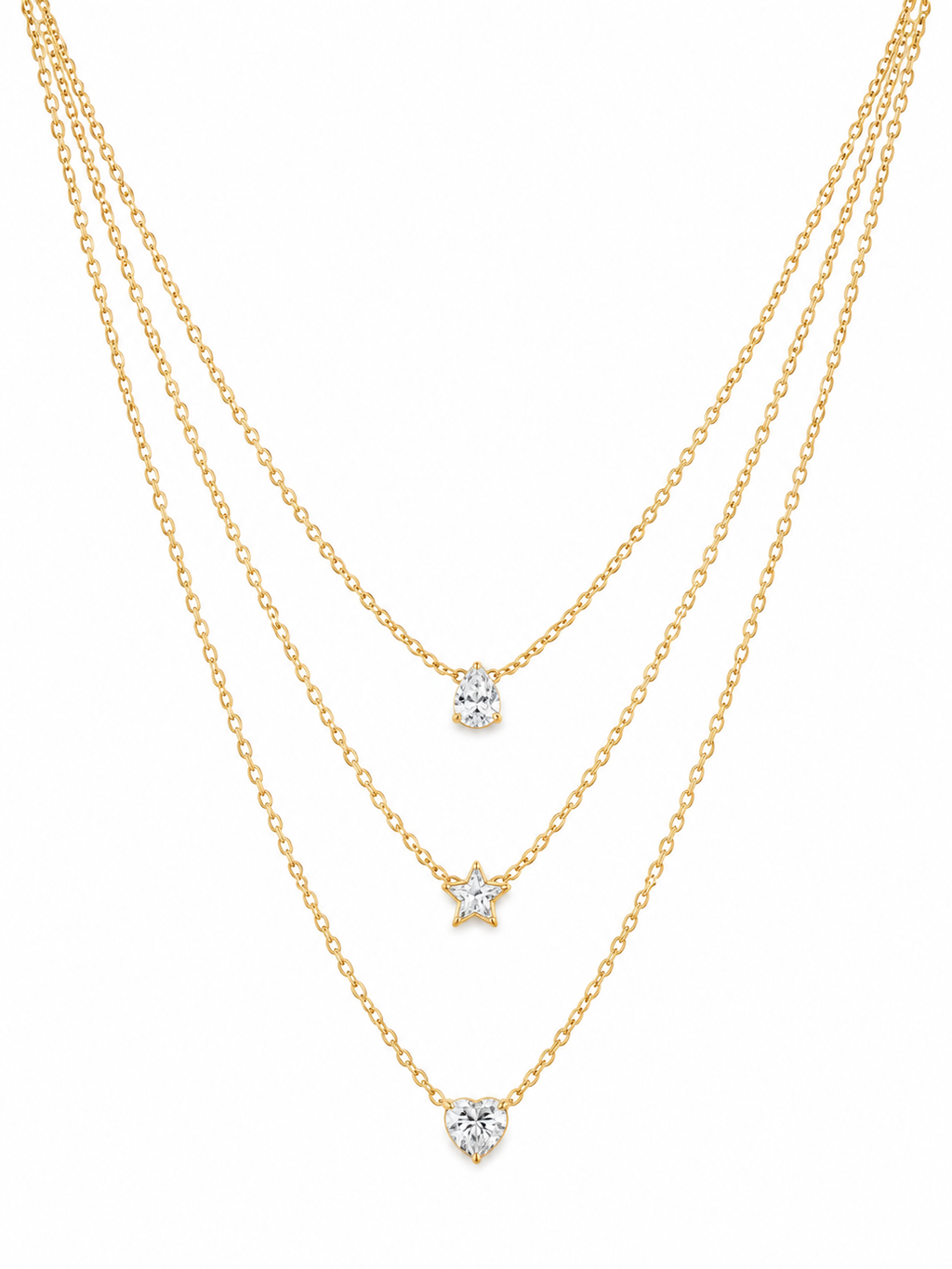 fiona three-layer neckchain