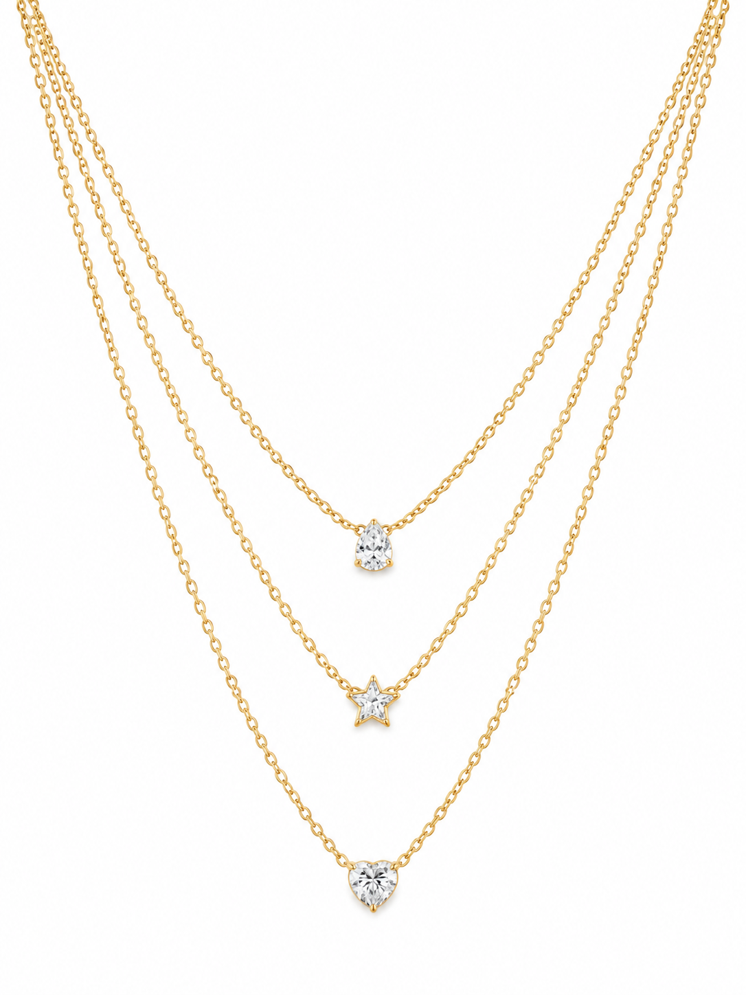 fiona three-layer neckchain