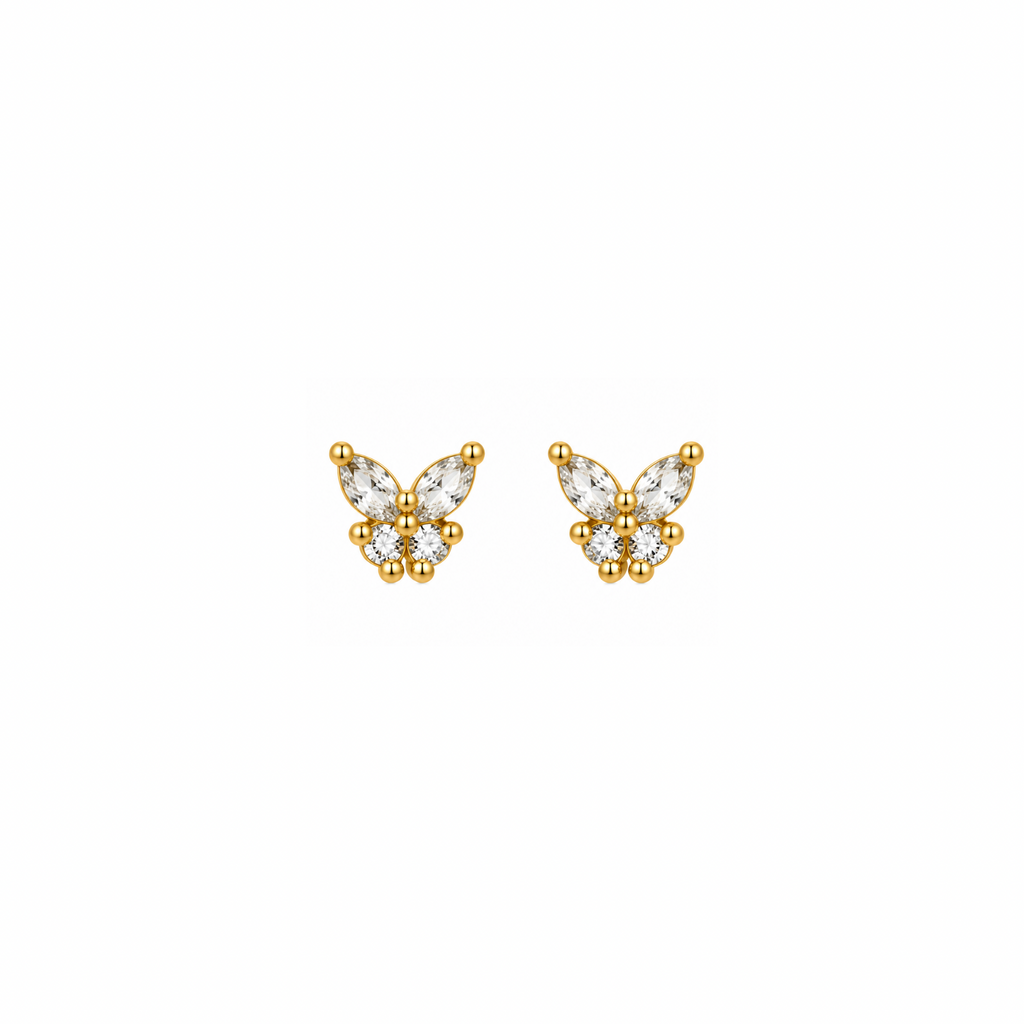 butterfly ballback studs