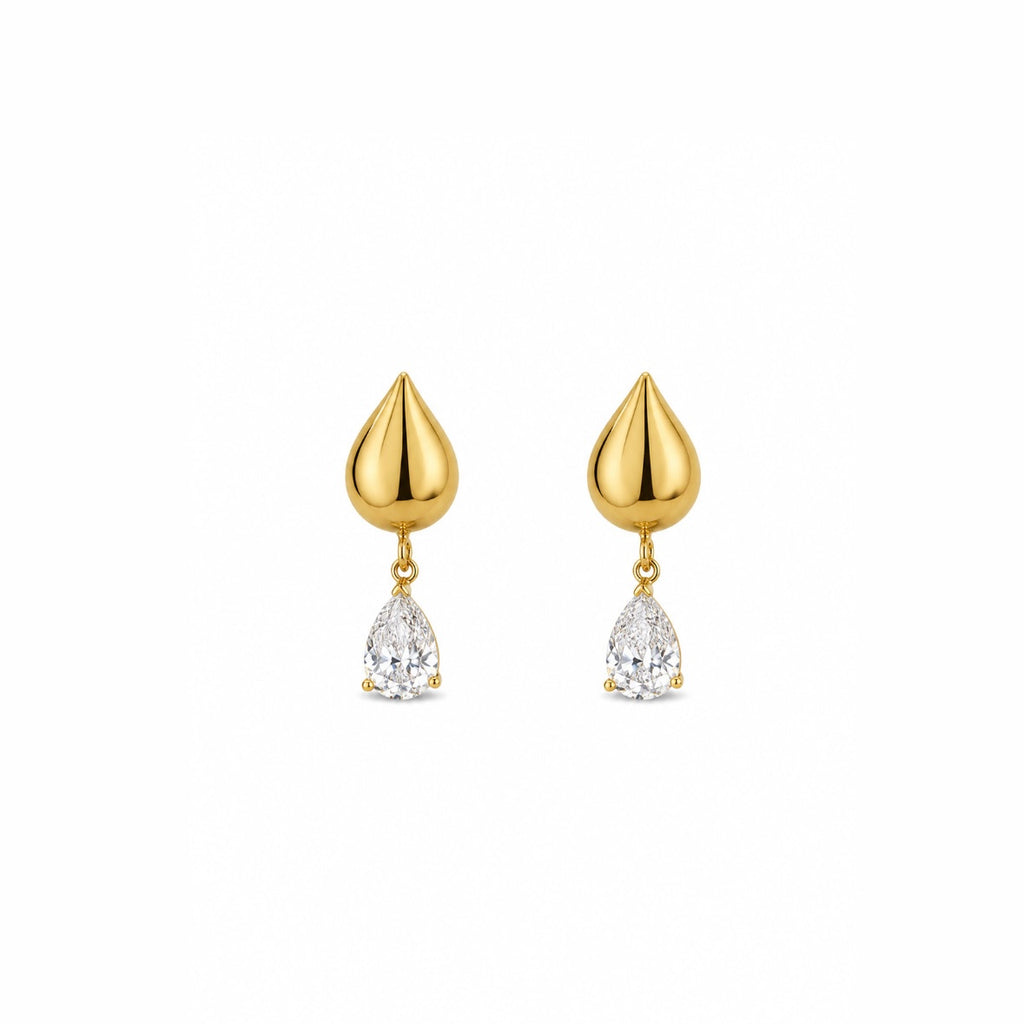 luz gold-tone drops