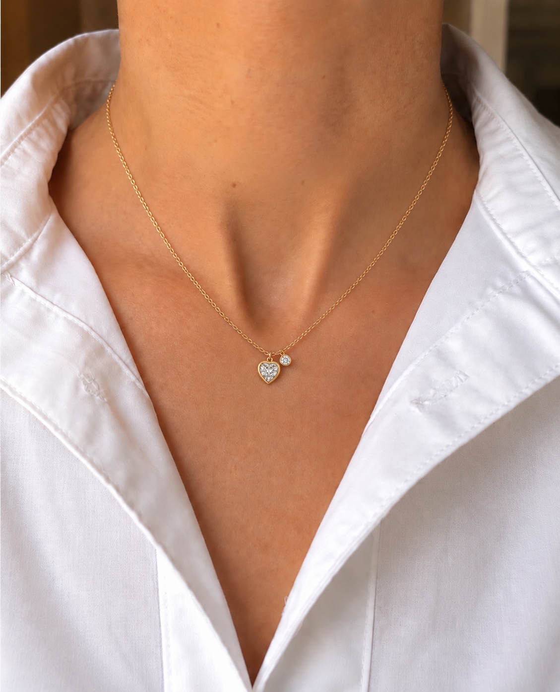heart charm neckchain