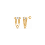gemma chaindrop studs