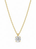 round solitare neckchain