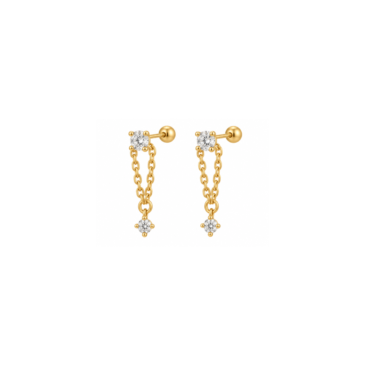 soni chaindrop studs