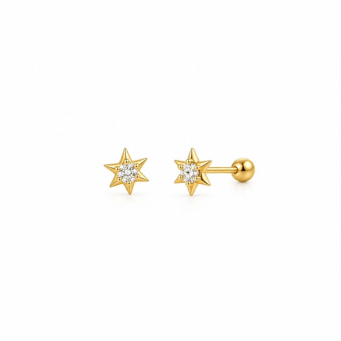 starlet ballback stud
