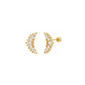 vee ballback studs - light yellow