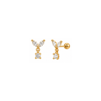 evie ballback studs - mini