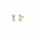 double-flower ballback studs