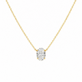 oval solitare neckchain