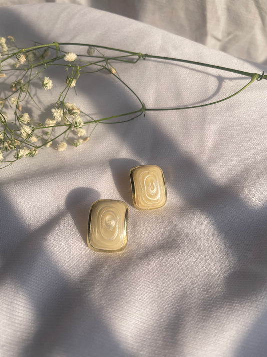 Ivory Glow Studs