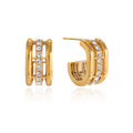 Melina Mini Triple Hoops