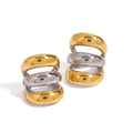 Mixed Metal Triple Band Ear Cuff